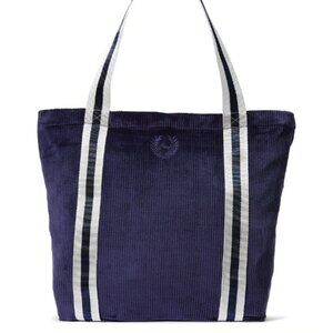 Victoria's Secret Ribbed Velour Tote in blue